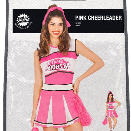 Cheerleader Jurk Roze Dames van Fiestas Guirca koop je bij Partywinkel