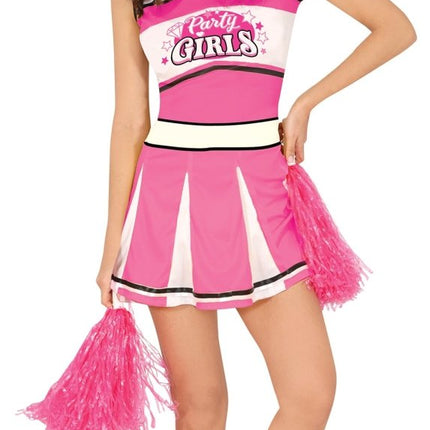 Cheerleader Jurk Roze Dames van Fiestas Guirca koop je bij Partywinkel