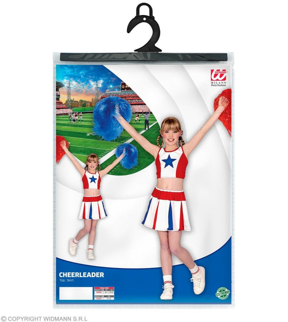 Cheerleader Pak Meisje 2 delig van Widmann koop je bij Partywinkel