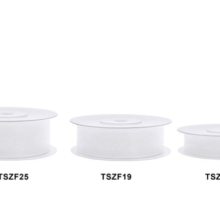 Chiffon Lint Wit 25mm 25m van Partydeco koop je bij Partywinkel