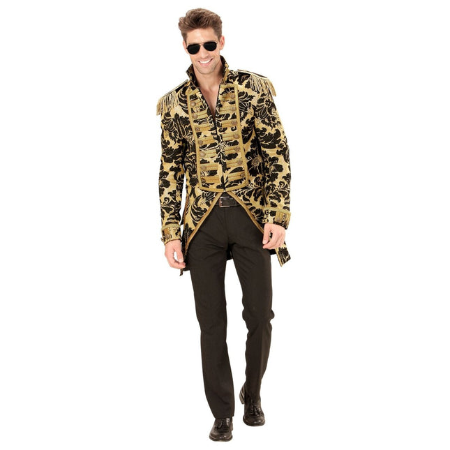 Circus Jas Zwart Goud Heren van Widmann koop je bij Partywinkel