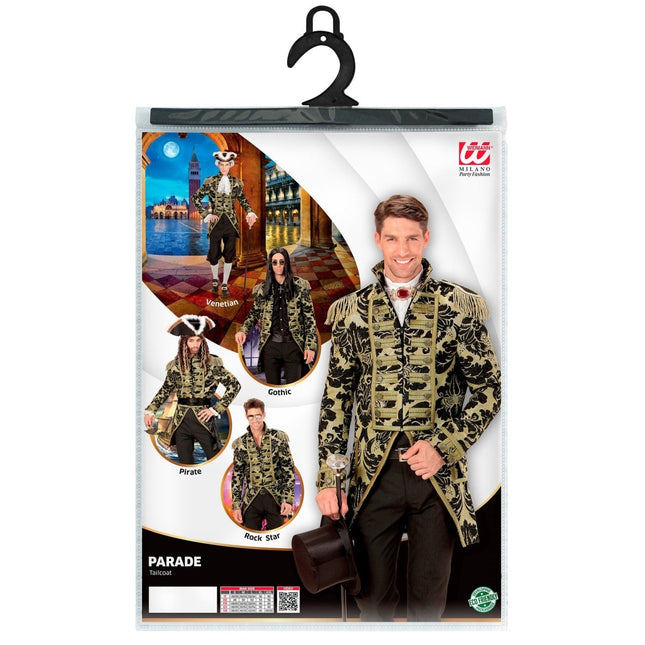 Circus Jas Zwart Goud Heren van Widmann koop je bij Partywinkel