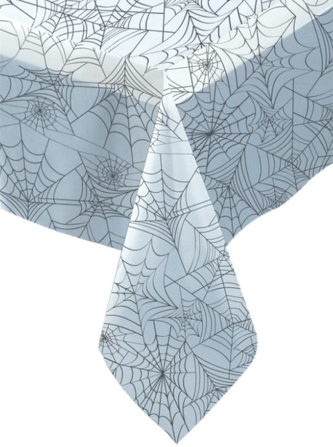 CLEAR SPIDER WEB TABLECOVER van Unique koop je bij Partywinkel