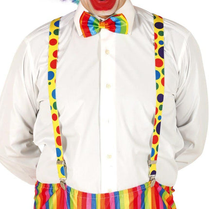 Clown Bretels Stippen 92cm van Fiestas Guirca koop je bij Partywinkel