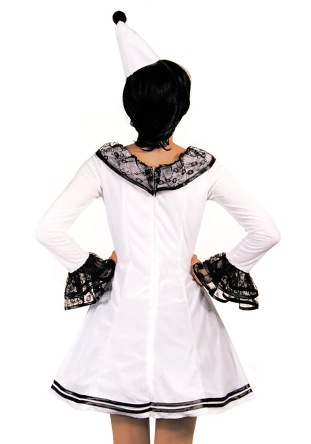 Clown Jurk Wit Zwart Dames Leg Avenue van Leg Avenue koop je bij Partywinkel