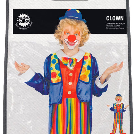 Clown Kostuum Gekleurd Kind van Fiestas Guirca koop je bij Partywinkel