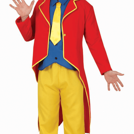 Clown Pak Rood Blauw Geel van Fiestas Guirca koop je bij Partywinkel