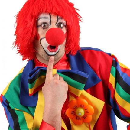 Clowns pruik Rood van Orlob koop je bij Partywinkel