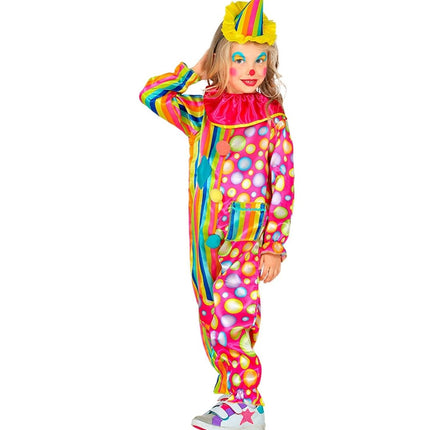 Clownspak Gekleurd Meisje van Widmann koop je bij Partywinkel