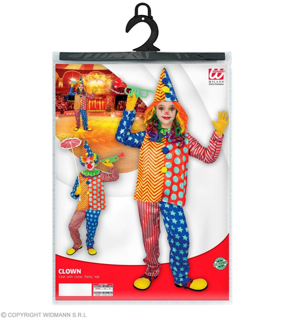 Clownspak Kind 3 delig van Widmann koop je bij Partywinkel