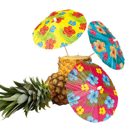 Cocktailprikkers Parasol 18cm 6st van Boland koop je bij Partywinkel