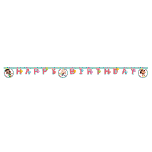 Cocomelon Letterslinger 2m van Procos koop je bij Partywinkel