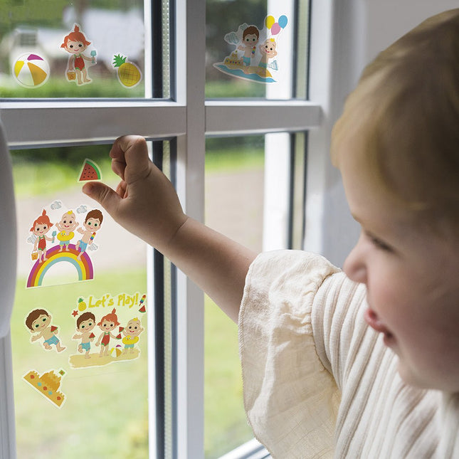 Cocomelon Raamstickers van Bambolino koop je bij Partywinkel
