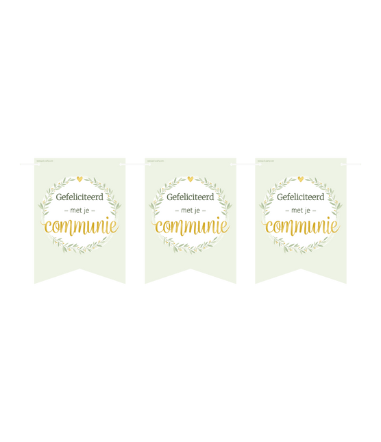 Communie Slinger 2,5m van Paper Dreams koop je bij Partywinkel