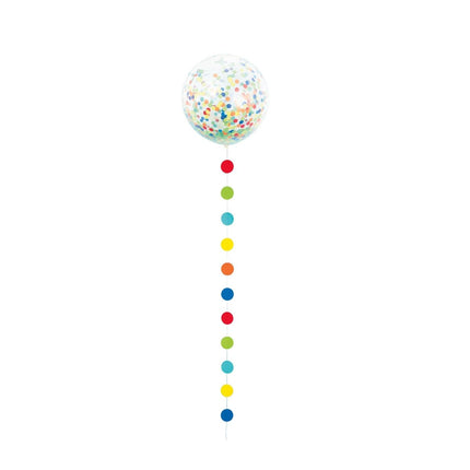 Confetti Ballon Met Tasselslinger 61cm van Unique koop je bij Partywinkel