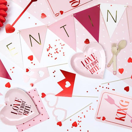Confetti Hartjes Rood 25mm van Partydeco koop je bij Partywinkel