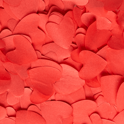 Confetti kanon 40 cm - Papieren hartjes van Paper Dreams koop je bij Partywinkel