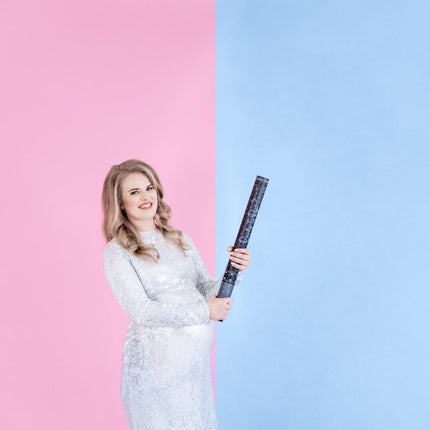 Confetti Kanon Gender Reveal Meisje 60cm van Partydeco koop je bij Partywinkel