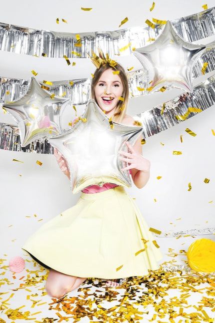 Confetti Kanon Goud Metallic 40cm van Partydeco koop je bij Partywinkel