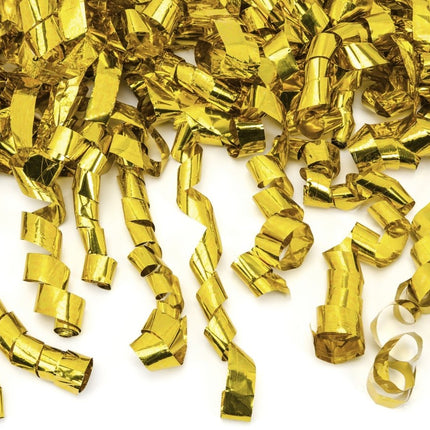 Confetti Kanon Serpentine Goud 60cm van Partydeco koop je bij Partywinkel