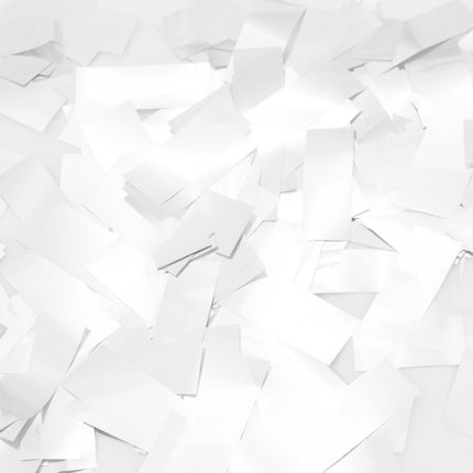 Confetti Kanon Wit 57cm van Folat koop je bij Partywinkel