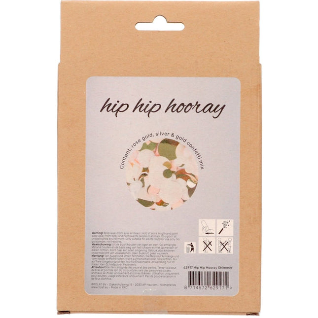 Confetti Kanonnen Set Metallic 15cm 3st van Folat koop je bij Partywinkel