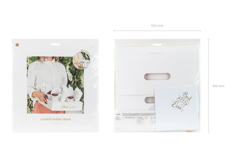 Confetti Kegels Met Standaard van Partydeco koop je bij Partywinkel