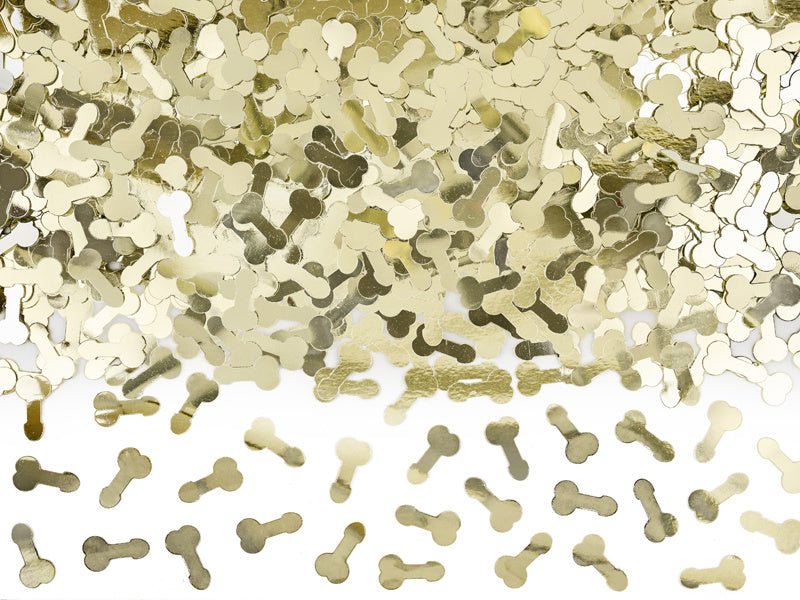 Confetti Piemel Goud van Partydeco koop je bij Partywinkel