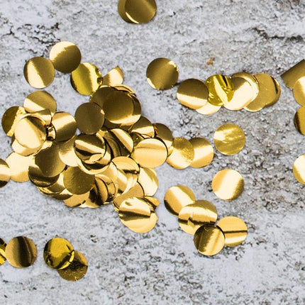 Confetti Rond Goud van Partydeco koop je bij Partywinkel