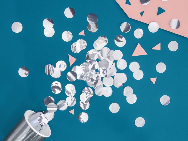Confetti Rond Zilver van Partydeco koop je bij Partywinkel