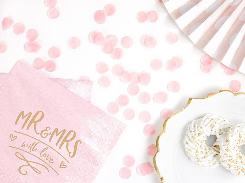 Confetti Rondjes Lichtroze van Partydeco koop je bij Partywinkel