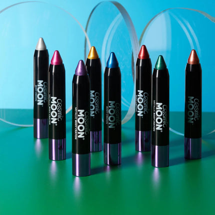 Cosmic Moon Metallic Body Crayons Silver 3.2g van Moon Creations koop je bij Partywinkel