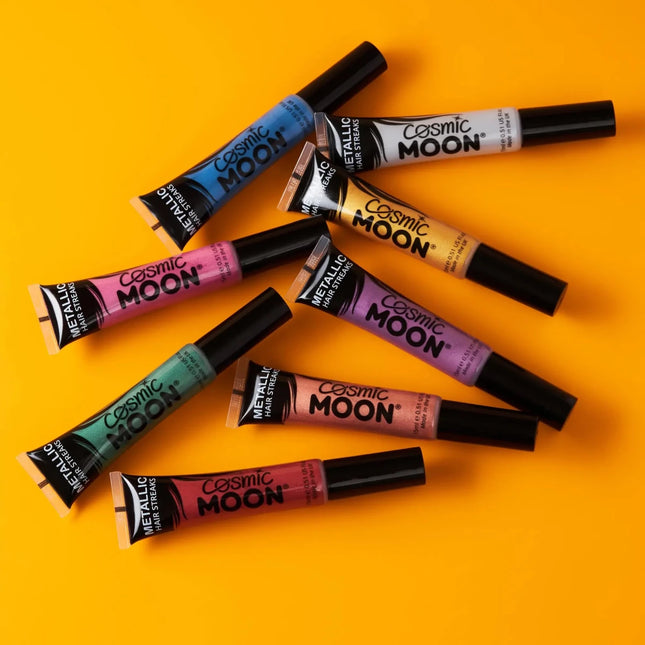 Cosmic Moon Metallic Hair Streaks Green 15ml van Moon Creations koop je bij Partywinkel