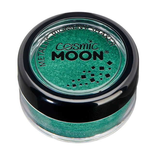 Cosmic Moon Metallic Pigment Shaker Green 5g van Moon Creations koop je bij Partywinkel
