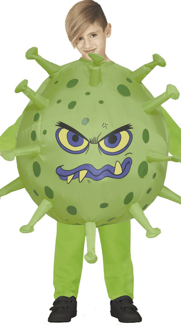 Covid Kostuum Kind Opblaasbaar 5/10 jaar van Fiestas Guirca koop je bij Partywinkel