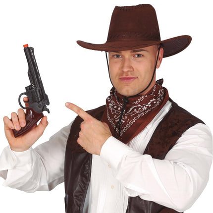 Cowboy Geweer Zwart 30cm van Fiestas Guirca koop je bij Partywinkel