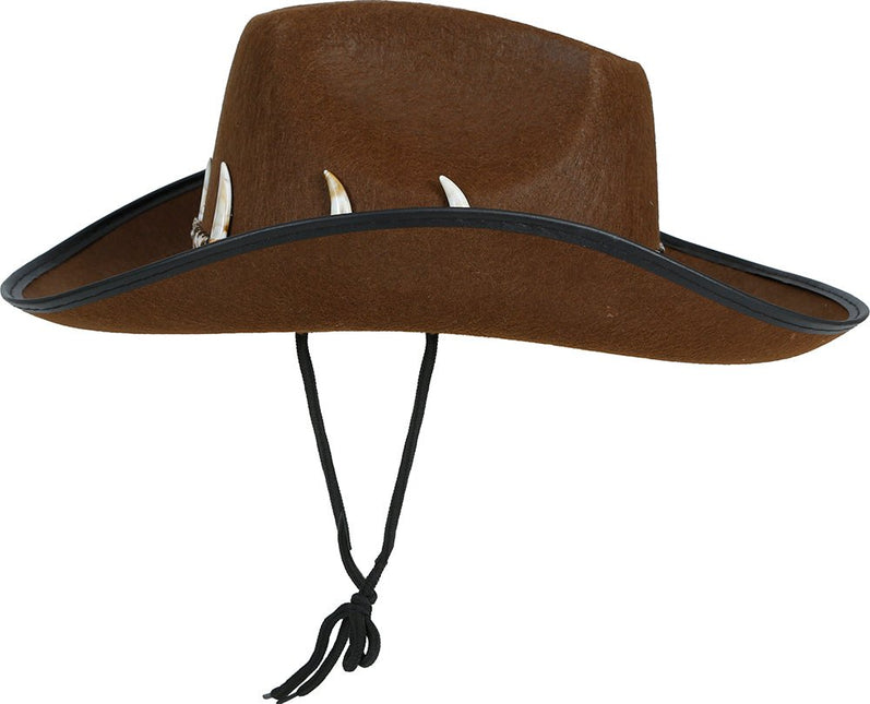 Cowboy Hoed Bruin Vilt van Fiestas Guirca koop je bij Partywinkel