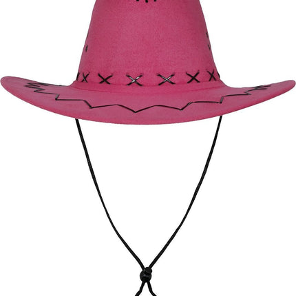 Cowboy Hoed Fuchsia van Fiestas Guirca koop je bij Partywinkel