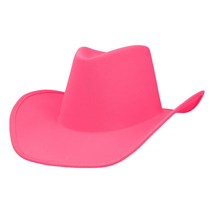 Cowboy Hoed Neon Roze Uv Blacklight van Boland koop je bij Partywinkel