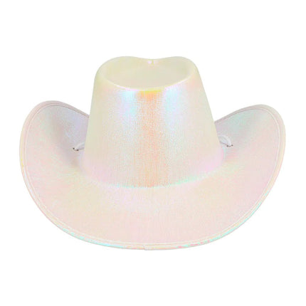 Cowboy Hoed Parelmoer van Boland koop je bij Partywinkel