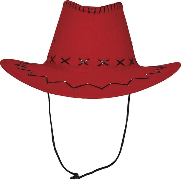 Cowboy Hoed Rood van Fiestas Guirca koop je bij Partywinkel