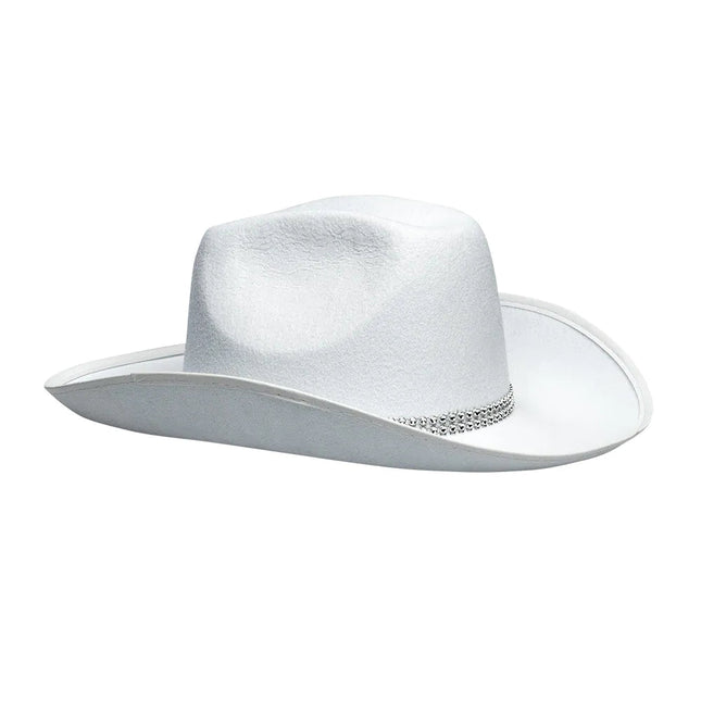 Cowboy Hoed Wit van Boland koop je bij Partywinkel