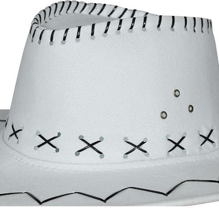 Cowboy Hoed Wit van Fiestas Guirca koop je bij Partywinkel