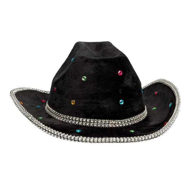 Cowboy Hoed Zwart Diamanten van Boland koop je bij Partywinkel