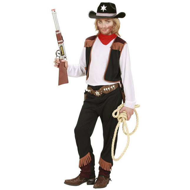 Cowboy Kostuum Kind 4 delig van Widmann koop je bij Partywinkel