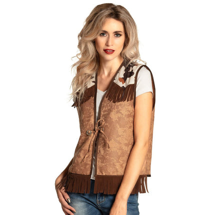Cowboy Vest Dames van Boland koop je bij Partywinkel