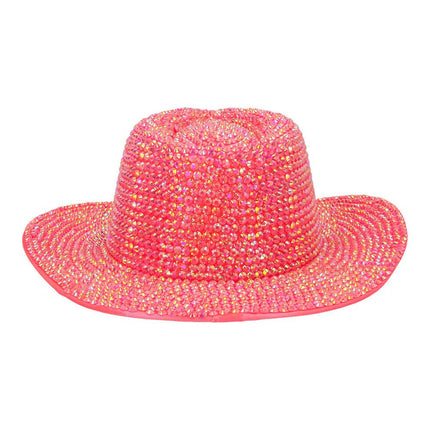 Cowboyhoed Aurora neonroze UV van Boland koop je bij Partywinkel
