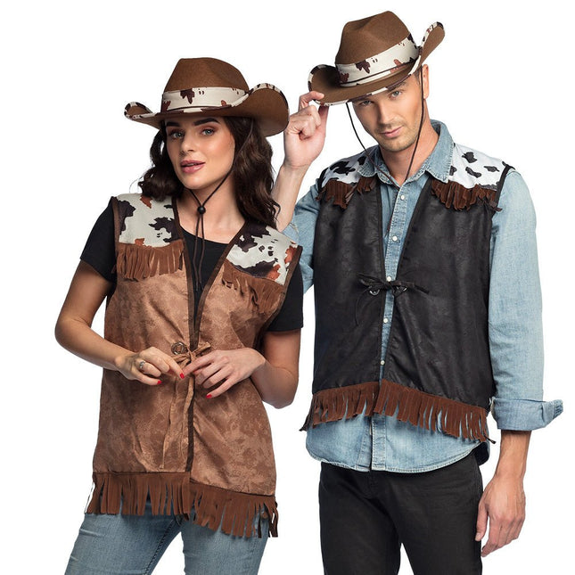 Cowboyhoed Deluxe van Boland koop je bij Partywinkel
