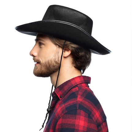 Cowboyhoed Zwart van Boland koop je bij Partywinkel