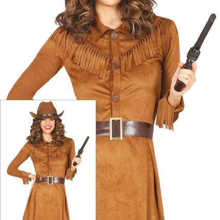 Cowgirl Jurk Dames van Fiestas Guirca koop je bij Partywinkel